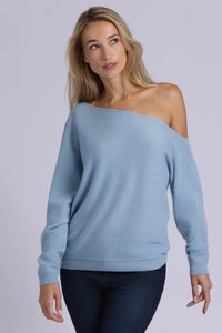Off The Shoulder Cashmere Top