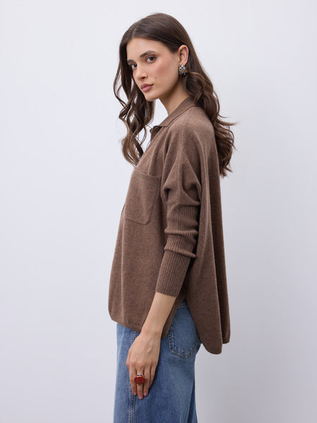 Andrea Cashmere Button Up - 4 Colours