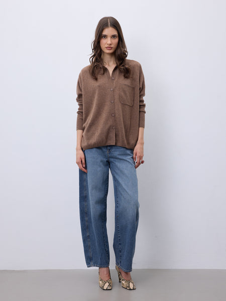 Andrea Cashmere Button Up - 4 Colours