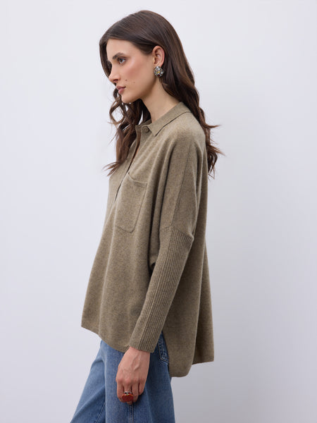 Andrea Cashmere Button Up - 4 Colours