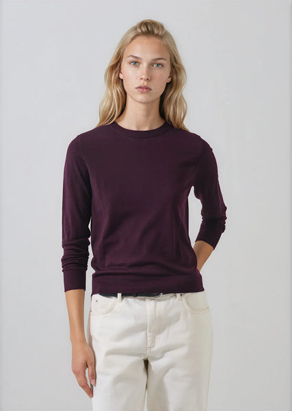 Extrafine Marino Wool Classic Crew Neck