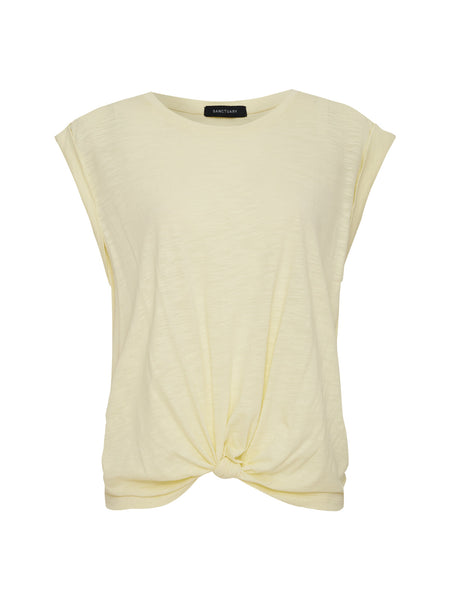 Knotted Muscle Tee - Lemon Drop