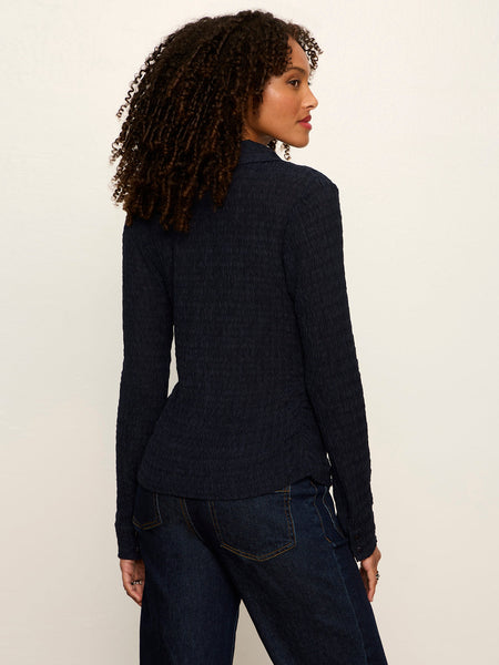 Juno Textured Button Front