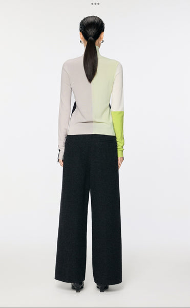 Turtle Neck Multi Colour Sweater