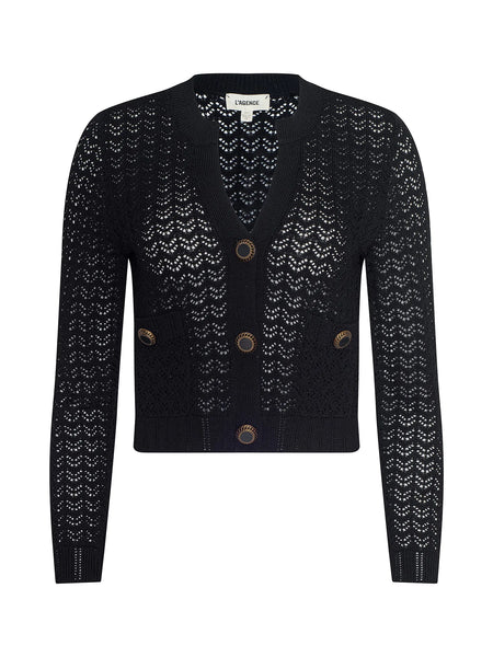 Orla Pointelle Knit Cardigan