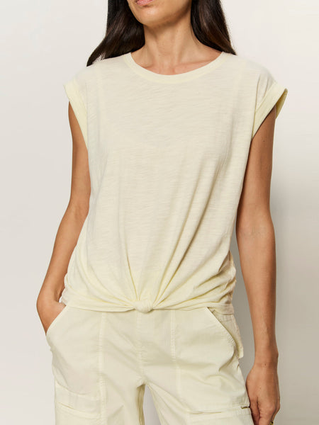 Knotted Muscle Tee - Lemon Drop