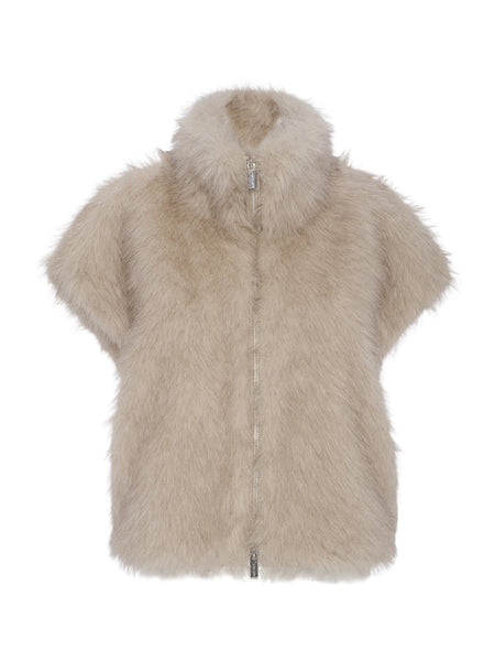 Silk Furry Vest