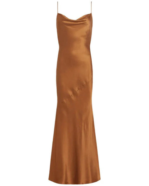 Arianne Cowl Neck Maxi Dress