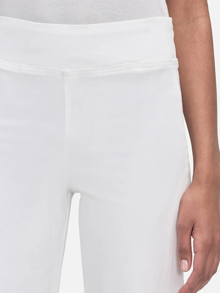 Frame Jetset Cropped White Wide Pants