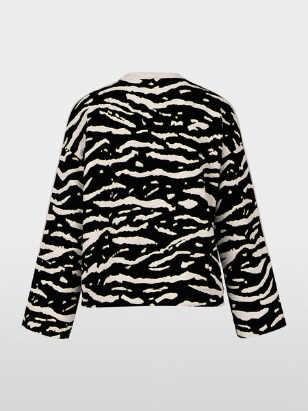 Long Sleeve Shirt with Animal Print