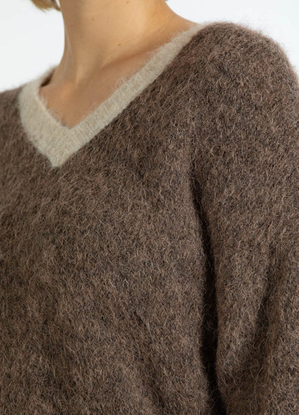 Colourblock Knit Sweater