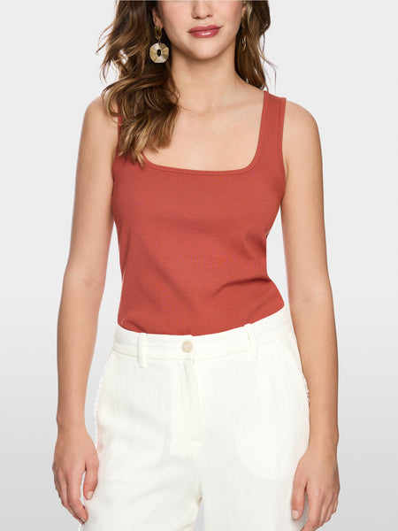 Modal Stretch Ribbed Top