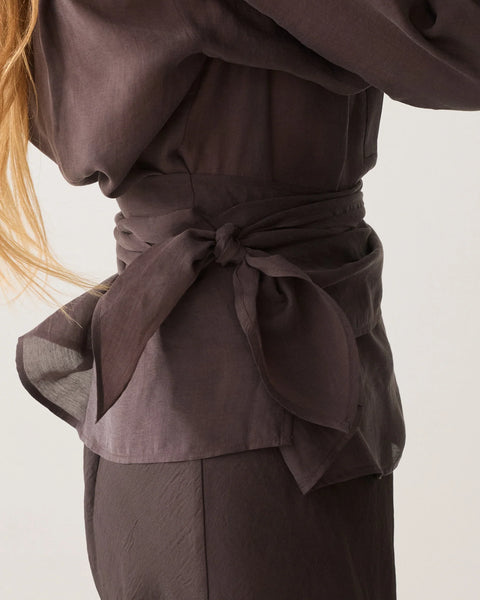 Wrap top in Lyocell Blend