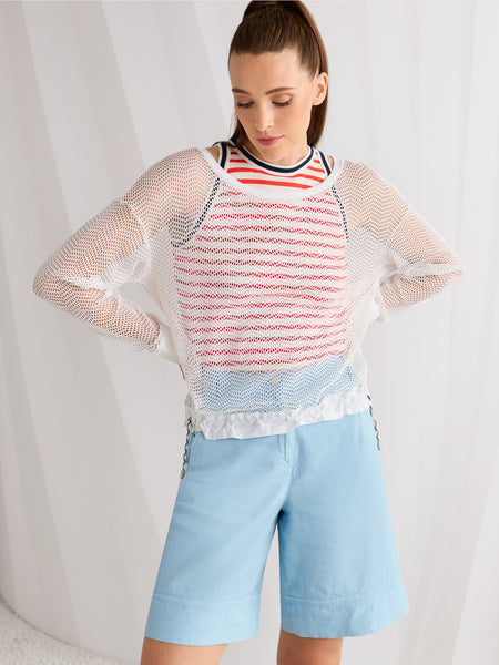 Mesh Look Shirt