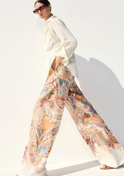 Adrienne Printed A-line Trouser