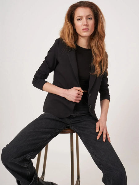 Tailored French Terry Sweatshirt Blazer - 3 Colours