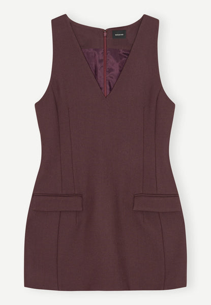 Gemma Dress - Mahogany