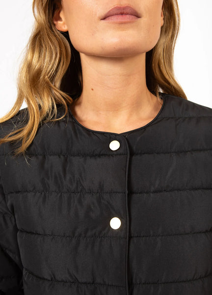 Quilted Short Sleeve Jacket