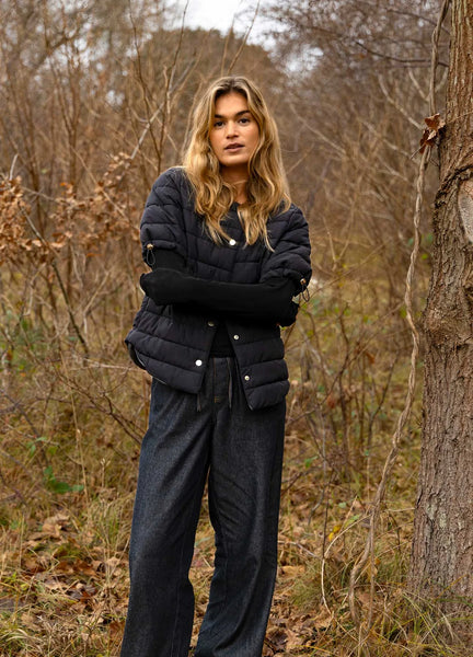 Quilted Short Sleeve Jacket