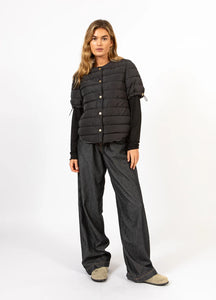 Quilted Short Sleeve Jacket
