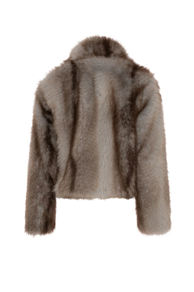 Faux Fur Jacket ￼￼