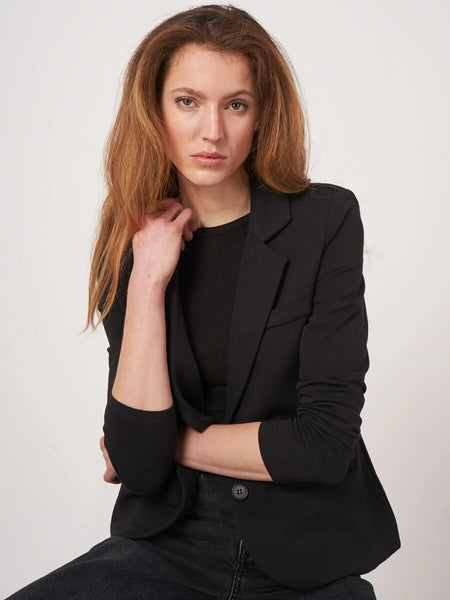 Tailored French Terry Sweatshirt Blazer - 3 Colours