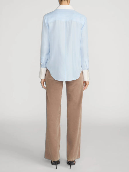 Le Slim Palazzo Modernist Pocket Cords - Soft Taupe