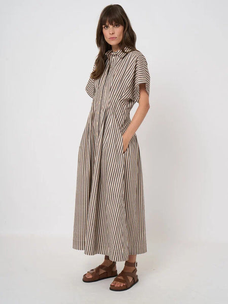 A-Line Stretch Cotton Dress