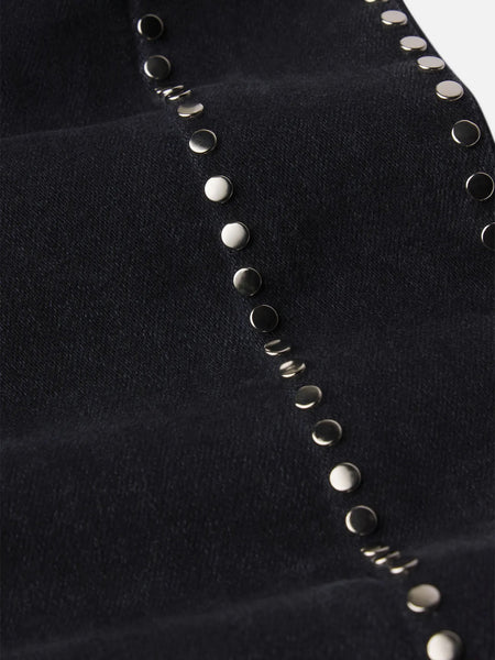 Sleek Straight Studded