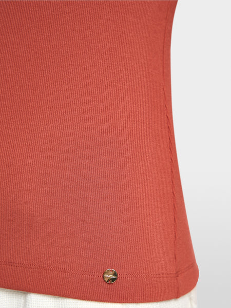 Modal Stretch Ribbed Top