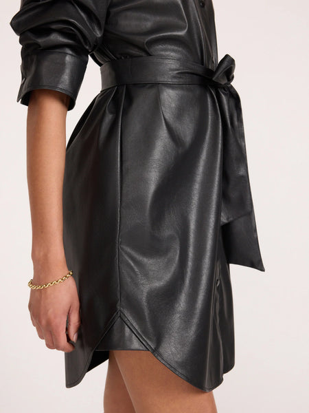 Pia Vegan Leather Dress