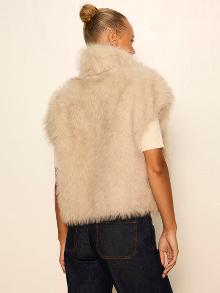 Silk Furry Vest