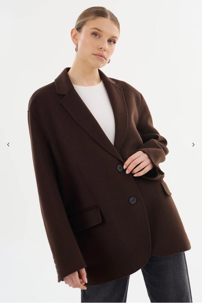 Ennis Oversized Wool Blazer
