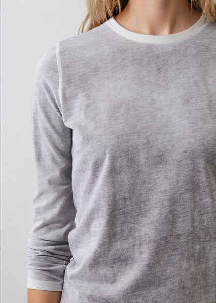 Reverse Spray Pima Long Sleeve T-shirt - 3 Colours