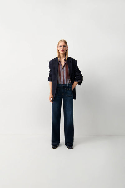 Ada Parch Pocket Denim Trousers