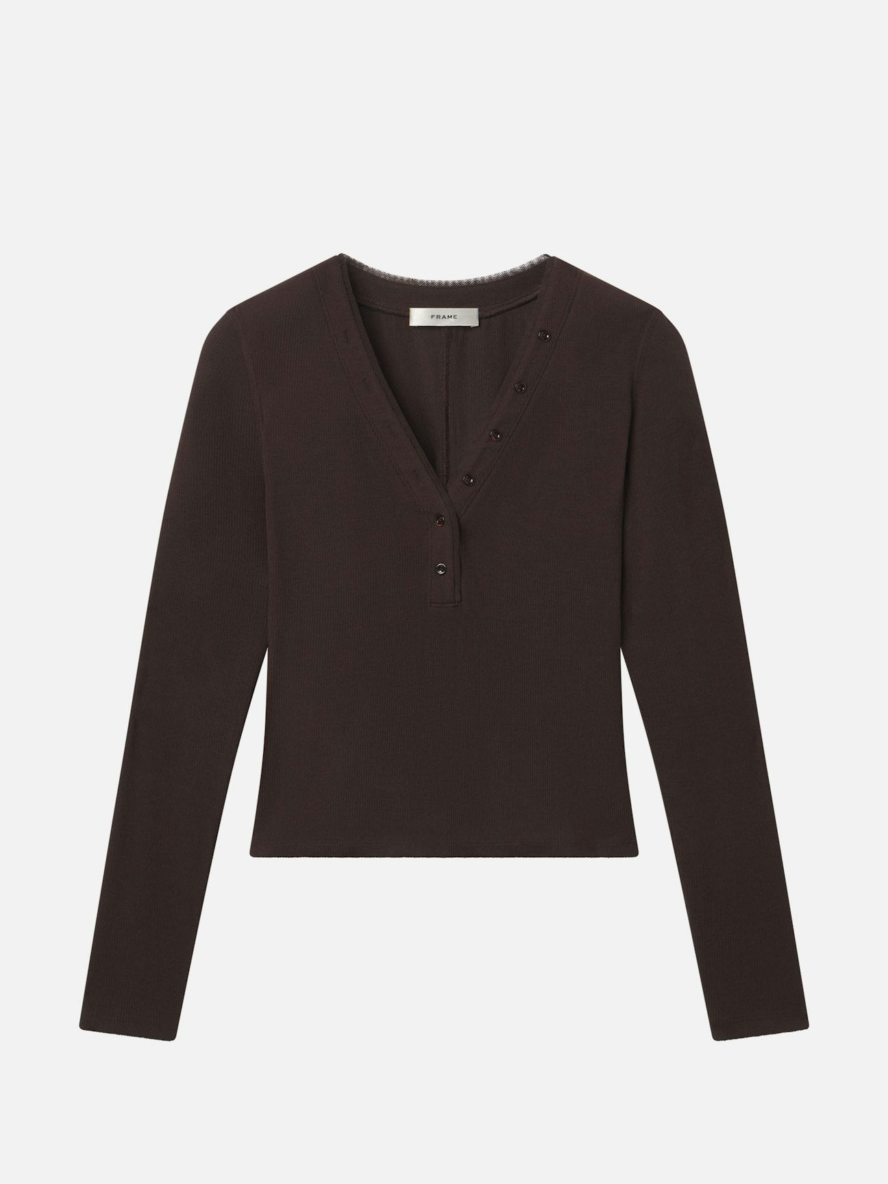 The Mesh Trim Rib Henley