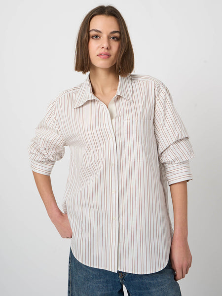 Shirt with Scrunch Sleeve Detail