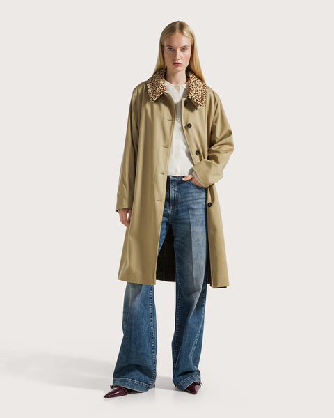 Reversible Gabardine Coat