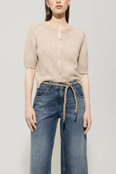 Belt in Braided Look - Biscuit