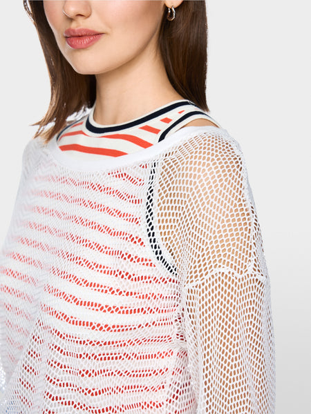 Mesh Look Shirt