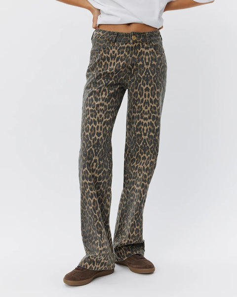 SienneSW Leopard Trousers