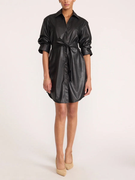 Pia Vegan Leather Dress