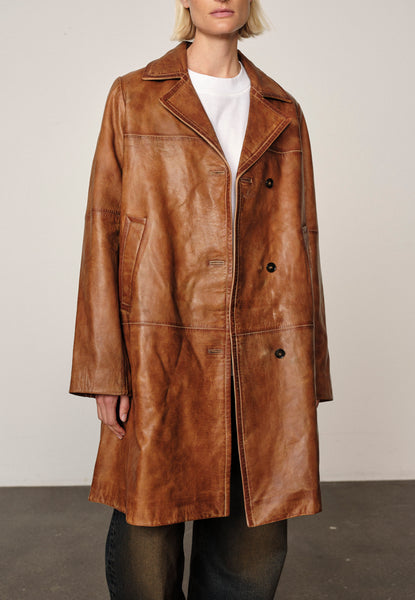 Shelly Leather Coat