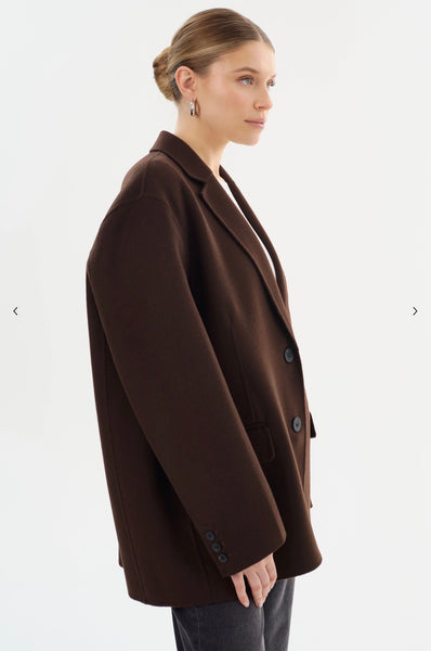 Ennis Oversized Wool Blazer