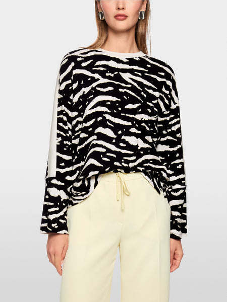 Long Sleeve Shirt with Animal Print