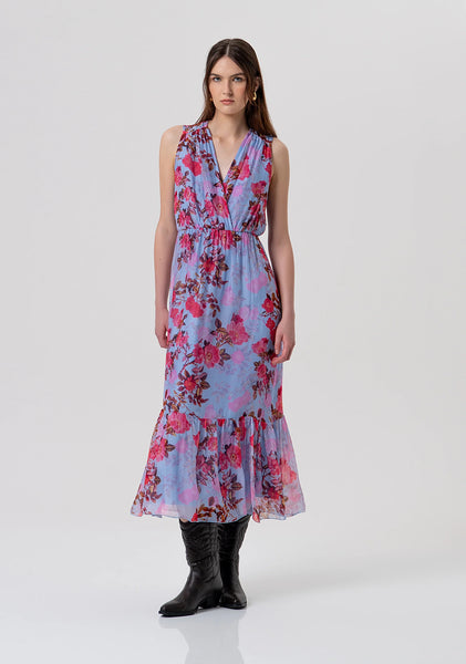 Romantic Dress With Flower Pattern