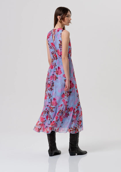 Romantic Dress With Flower Pattern
