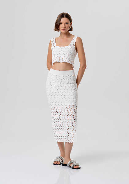 Knitted Lace Skirt