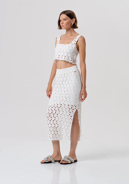 Knitted Lace Skirt