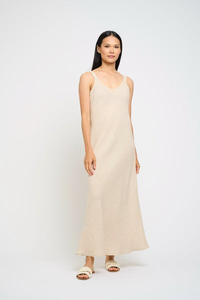 Sleeveless Linen Dress